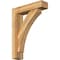 Ekena Millwork Thorton Block Rough Sawn Bracket w/ Offset Brace, Western Red Cedar, 6"W x 24"D x 32"H BKT0604X24X32THR05RWR - alternate 1
